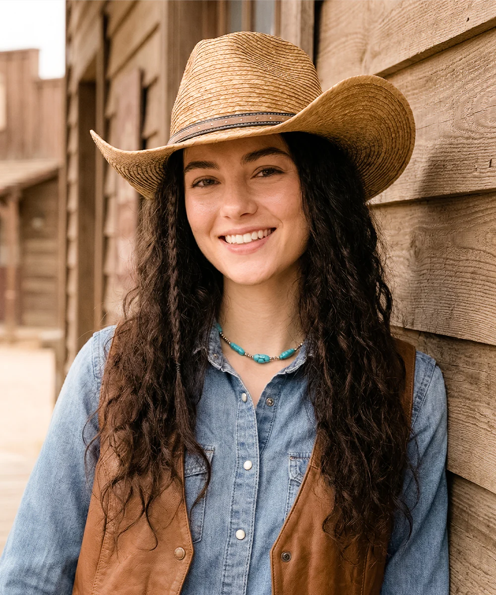 Mesa Straw Cowboy-Brown - Image 7