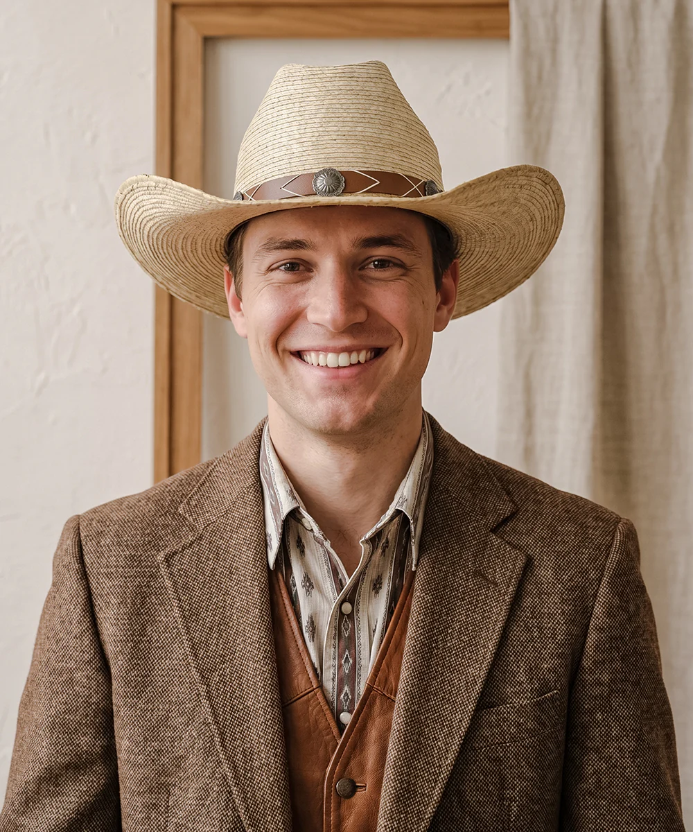 Outpost Badge Straw Cowboy - Image 10