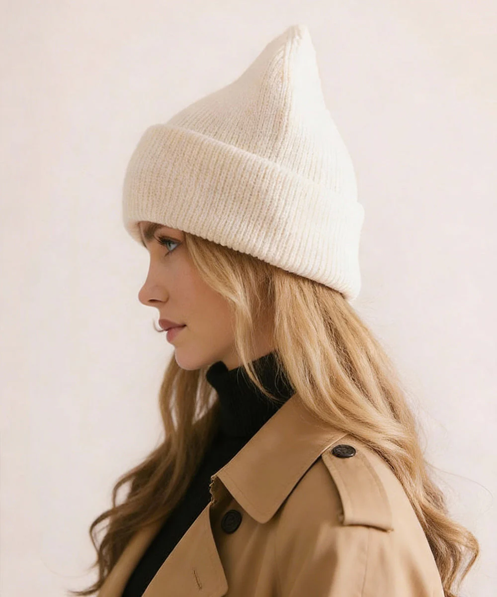 Oversized Chunky Knit Beanie - Image 3